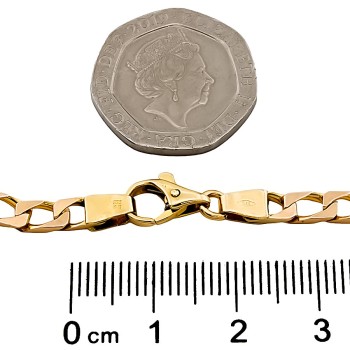 9ct Gold 5.7g 7 inch Curb Bracelet